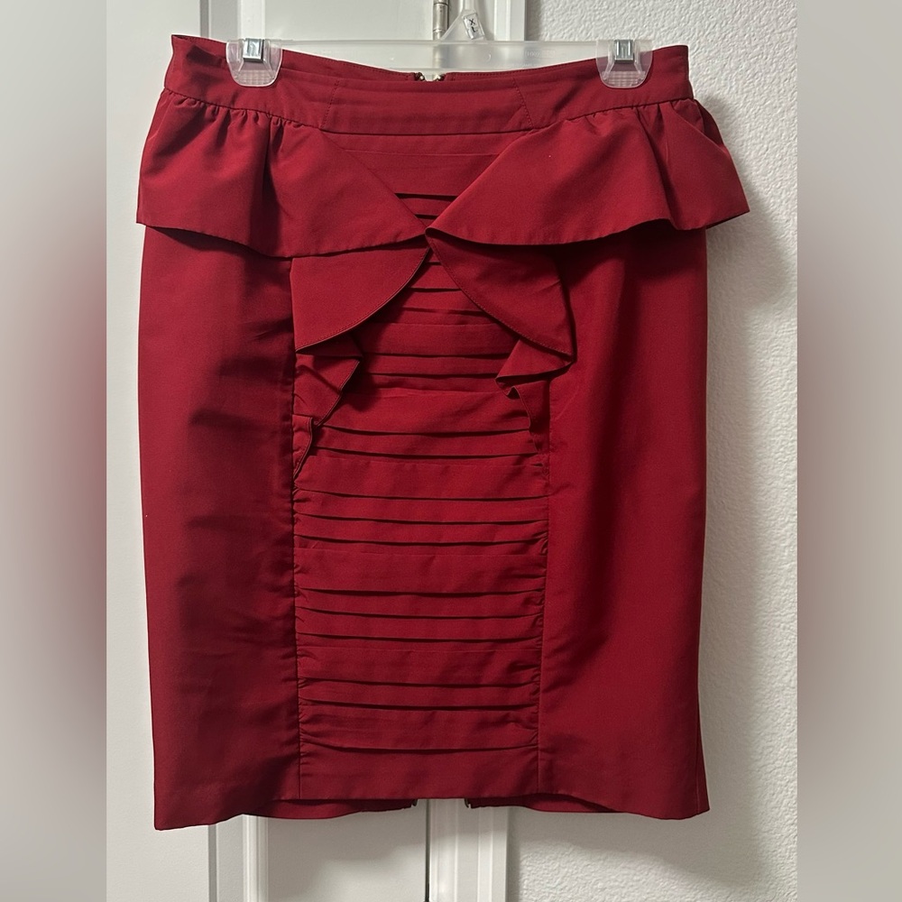 Victoria secret Red Ruffle Skirt